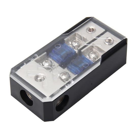 Porte-fusible audio stéréo de voiture assurance 60A porte-fusible audio de voiture 1 en 2 voies porte-fusible automatique de voiture porte-fusible à lame pour audio de voiture