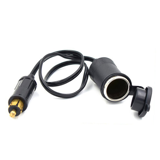 Car 15A 12-24V Multi-functional European Standard Connector Cigarette Lighter for BMW / Motorcycles with 30cm Power Cable by buy2fix