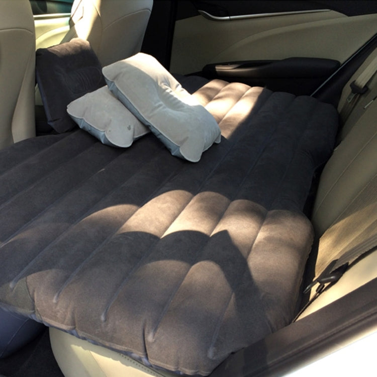 Car Travel Inflatable Mattress Air Bed Camping Universal SUV Back Seat Couch With Protection Air Cushion(Black) by buy2fix
