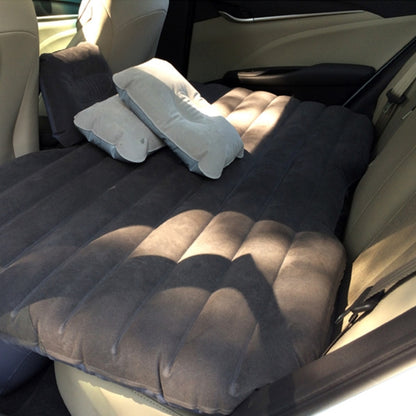 Car Travel Inflatable Mattress Air Bed Camping Universal SUV Back Seat Couch With Protection Air Cushion(Black) by buy2fix