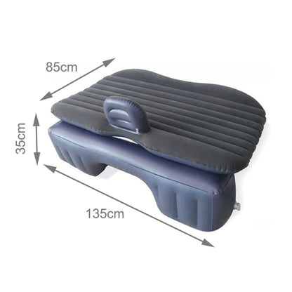 Car Travel Inflatable Mattress Air Bed Camping Universal SUV Back Seat Couch With Protection Air Cushion(Black) by buy2fix