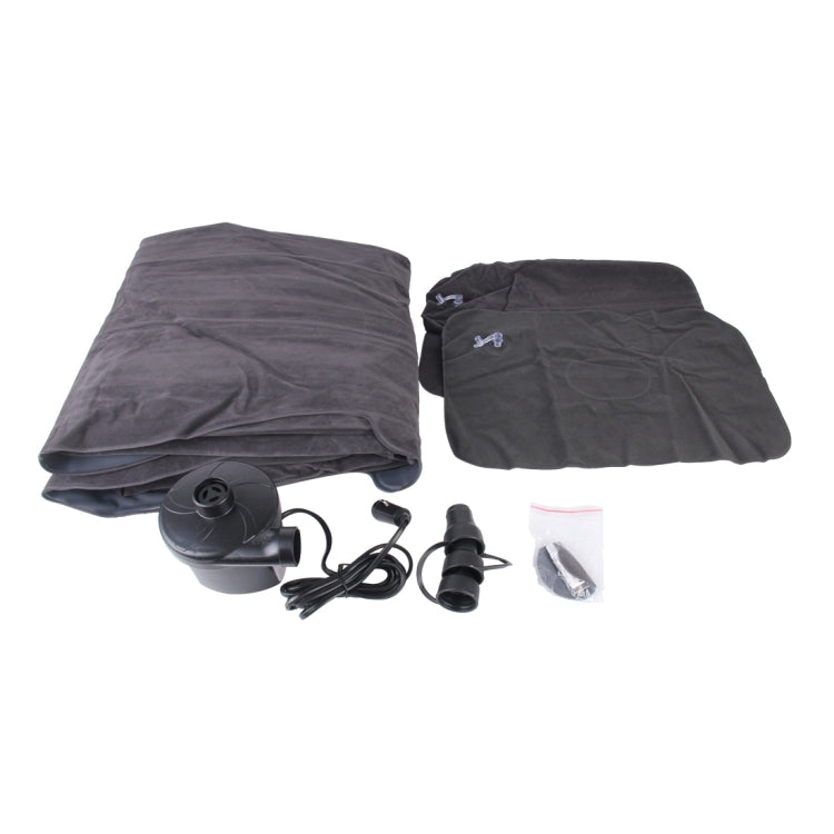 Car Travel Inflatable Mattress Air Bed Camping Universal SUV Back Seat Couch With Protection Air Cushion(Black) by buy2fix