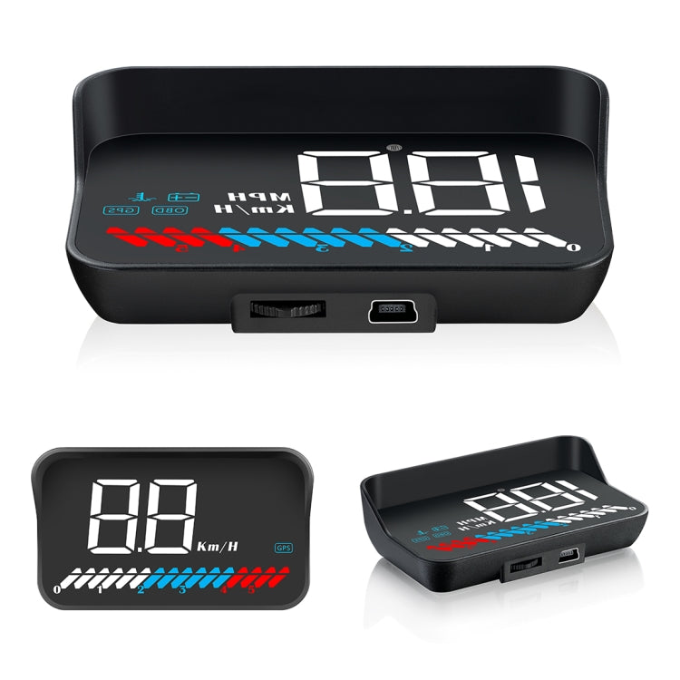 M7 3.5 inch Universal Car OBD2 + GPS HUD Vehicle-mounted Head Up Display Fuel Consumption - Head Up Display System by buy2fix | Online Shopping UK | buy2fix