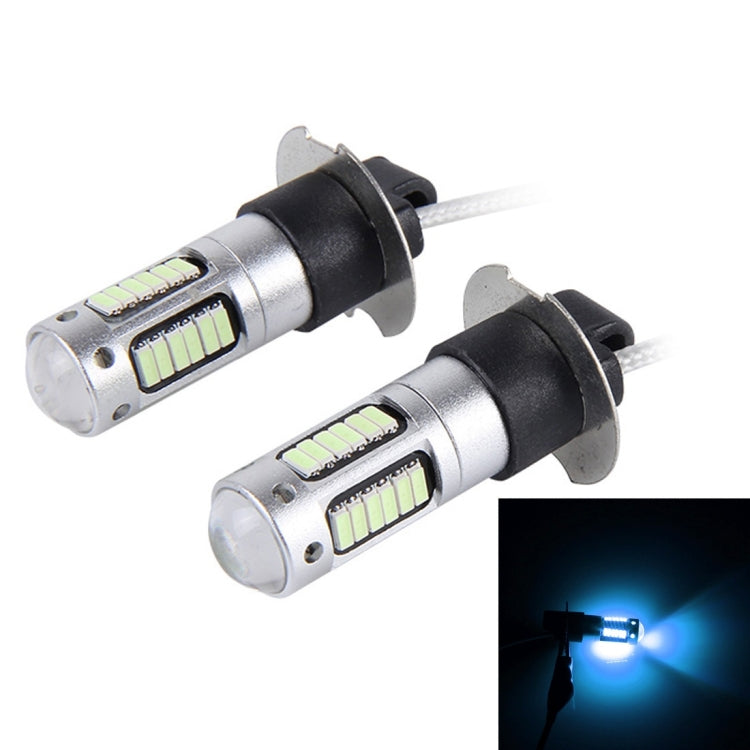 2 PCS H3 10W 30 SMD-4014 LEDs Car Fog Light, DC 12V(Ice Blue Light) - Fog / Driving Lights by buy2fix | Online Shopping UK | buy2fix