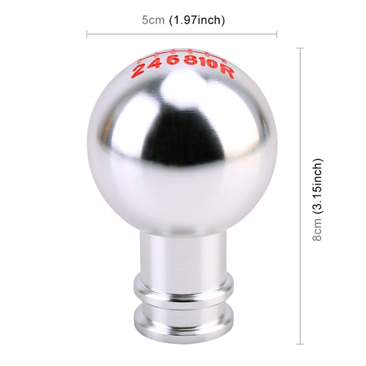 Universal Car Metal 5-Speed Gear Shift Knob Modified Car Auto Transmission Shift Lever Knob by buy2fix