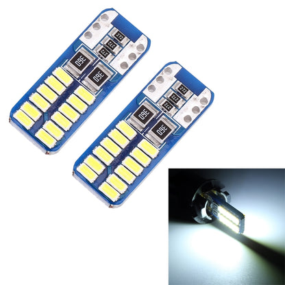 2 PCS T10 / W5W / 168 / 194 DC12V 1.4W 6000K 90LM 12LEDs SMD-3014 Car Reading Lamp Clearance Light, with Decoder - Clearance Lights by buy2fix | Online Shopping UK | buy2fix