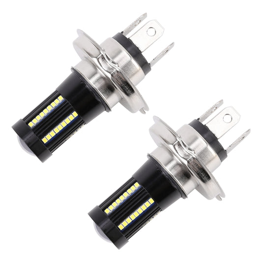 2 PCS H4 DC9-16V / 8.2W(H) 2.7W(L) / 6000K / 655LM Car Auto Fog Light 66LEDs SMD-2016 Lamps by buy2fix