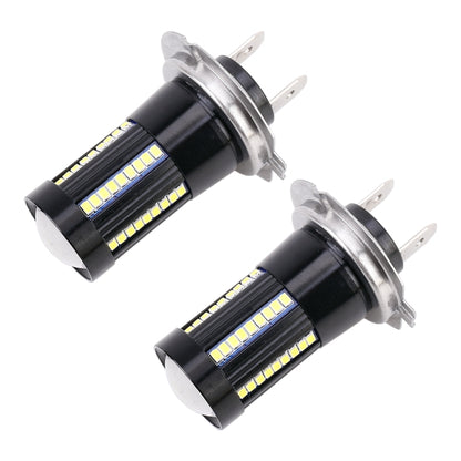 2 PCS H7 DC9-16V / 8.2W / 6000K / 655LM Car Auto Fog Light 66LEDs SMD-2016 Lamps - Fog / Driving Lights by buy2fix | Online Shopping UK | buy2fix