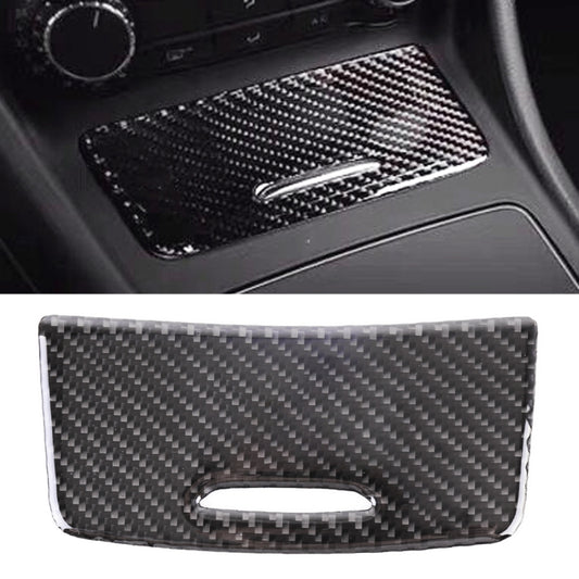 Car Carbon Fiber Ashtray Panel Decorative Sticker for Mercedes-Benz GLA 2015-2018 by buy2fix