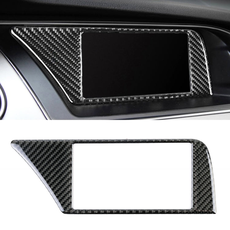 Car Carbon Fiber Inner Frame without Navigation Decorative Sticker for Audi A4L / A5 / Q5 2009-2016 by buy2fix