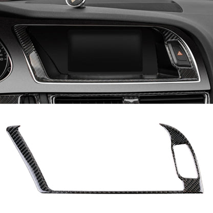 Car Carbon Fiber Navigation Outer Frame Decorative Sticker for Audi A4L / A5 / Q5 2009-2016 by buy2fix