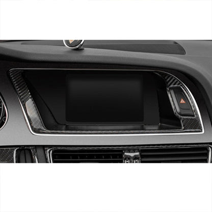 Car Carbon Fiber Navigation Outer Frame Decorative Sticker for Audi A4L / A5 / Q5 2009-2016 by buy2fix