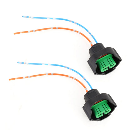 2 PCS Car H8 / H11 Bulb Holder Base Female Socket with Wire - Wires by buy2fix | Online Shopping UK | buy2fix