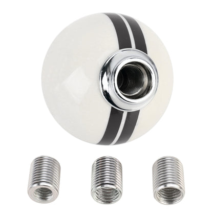 Universal Vehicle Ball Shape Modified Resin Shifter Manual 6-Speed Left-R Gear Shift Knob(Black) by buy2fix