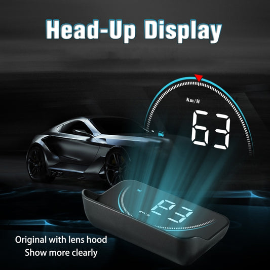 M8 3.5 inch Universal Car OBD2 HUD Vehicle-mounted Head Up Display by buy2fix