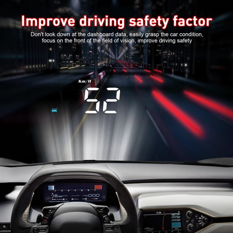 M8 3.5 inch Universal Car OBD2 HUD Vehicle-mounted Head Up Display - Head Up Display System by buy2fix | Online Shopping UK | buy2fix