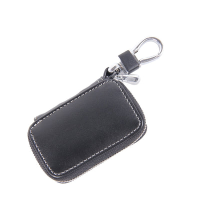 Universal Leather Flash Powder Texture Waist Hanging Zipper Wallets Key Holder Bag (No Include Key)(Black) - Car Key Cases by buy2fix | Online Shopping UK | buy2fix