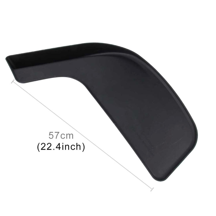 2 PCS Universal Fit Car Front Bumper Spoiler Lip Splitter Diffuser SUV ABS Front Shovel, Length: 57cm - Bumper by buy2fix | Online Shopping UK | buy2fix