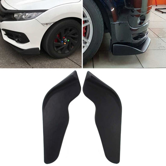 2 PCS Universal Fit Car Front Bumper Spoiler Lip Splitter Diffuser SUV ABS Front Shovel, Length: 68cm - Bumper by buy2fix | Online Shopping UK | buy2fix