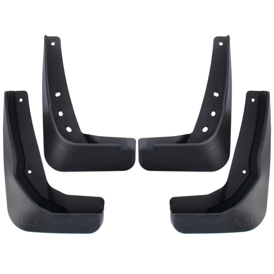 4 PCS Car Auto Semi-Rigid PVC Splash Flaps Mudguards Fender Guard for Audi A3 Sedan 2014