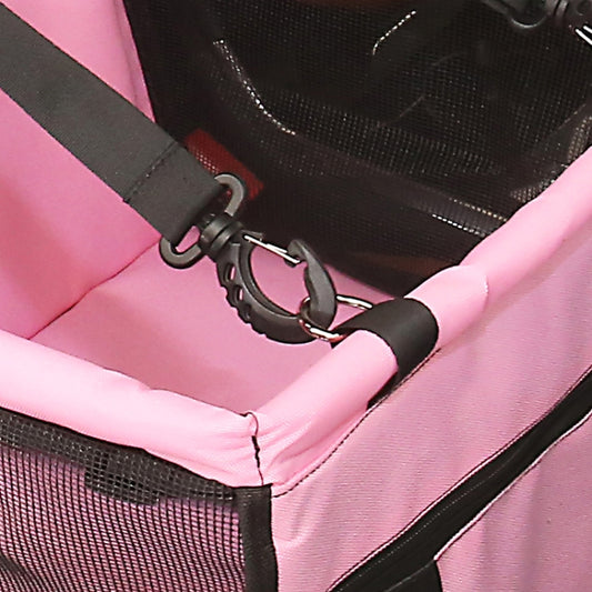 Nonslip Folding Breathable Waterproof Car Vice Driving Seat Cover Pet Cat Dog Bag, Size: 40 x 30 x 25 cm(Black) by buy2fix