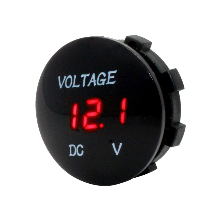 Universal Digital Display Waterproof LED Voltage Meter for DC 12V-24V Car Motorcycle Truck(Red) - Electrical Instruments by buy2fix | Online Shopping UK | buy2fix