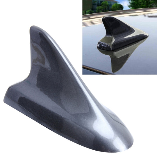Décoration automatique d'antenne de dôme d'aileron de requin de voiture de A-886 pour Honda Buick Nissan Hyundai Toyota Volkswagen Mazda (gris)