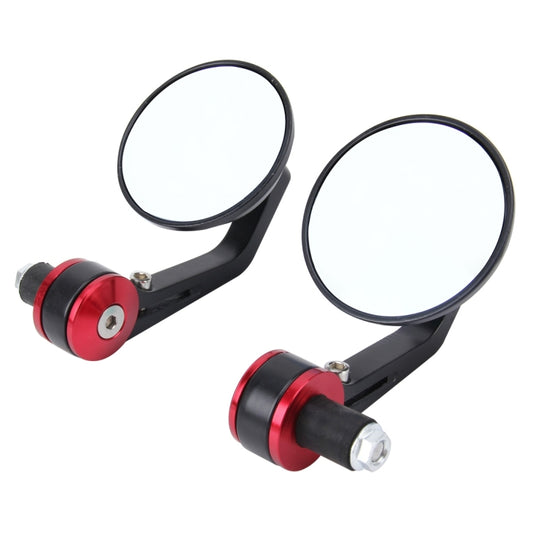 2 PCS Universal Motorcycle Round Shape Rear View Mirror for Most Motorcycle by buy2fix
