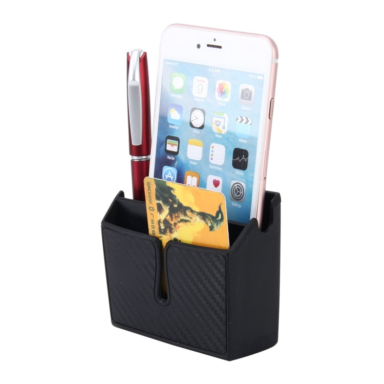 Car EVA Carrying Organizer Storage Double-layer Sticker Bag for Phone Coin Key and Other Small Items(Small Size) by buy2fix