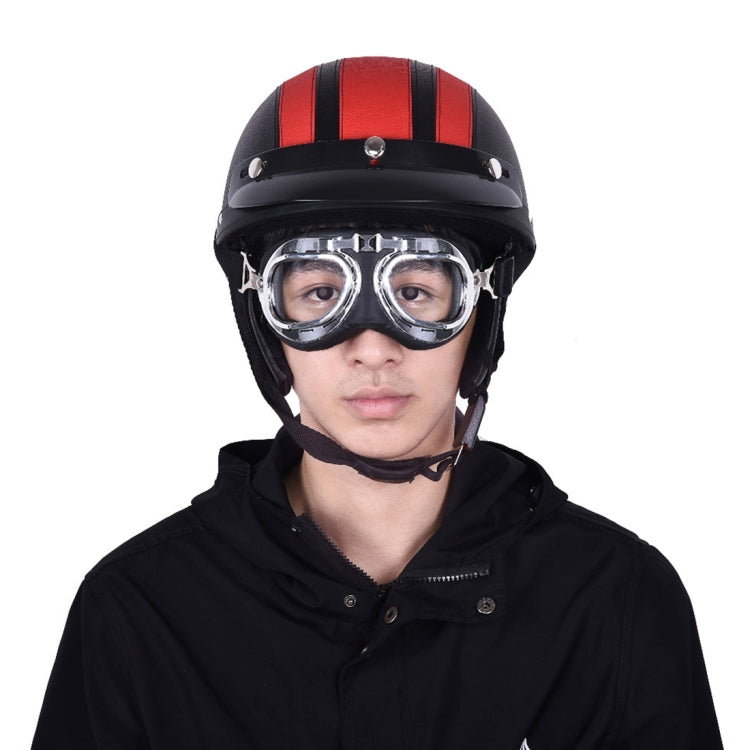 Winter Season Motorcycle Breathable Safty Helmet(Red) - Helmets by buy2fix | Online Shopping UK | buy2fix