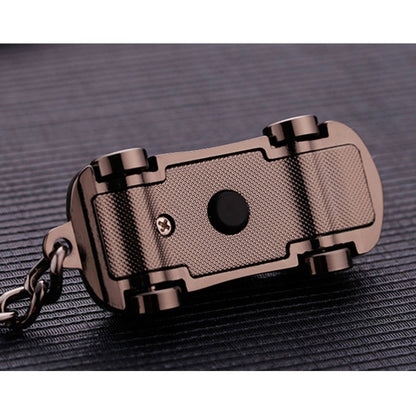Metal Car Shape Decorative Keychain Holder(Random Color Delivery) by buy2fix