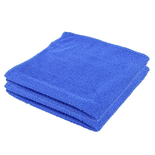2 PCS Quick Dry Microfiber Suede Towels Cleaning Cloth Anti-Scratch Car Detailing Care Towels for Wipping off Water Mist(Blue) by buy2fix
