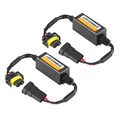 2 PCS H11/H8/H9/H16/5202 Car Auto LED Headlight Canbus Warning Error-free Decoder Adapter for DC 9-16V/20W-40W - Headlight Ballast by buy2fix | Online Shopping UK | buy2fix