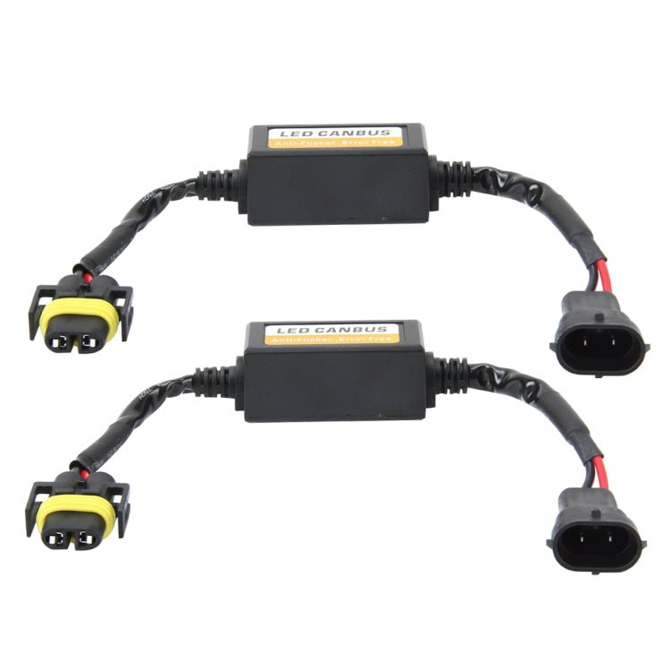 2 PCS H11/H8/H9/H16/5202 Car Auto LED Headlight Canbus Warning Error-free Decoder Adapter for DC 9-16V/20W-40W - Headlight Ballast by buy2fix | Online Shopping UK | buy2fix