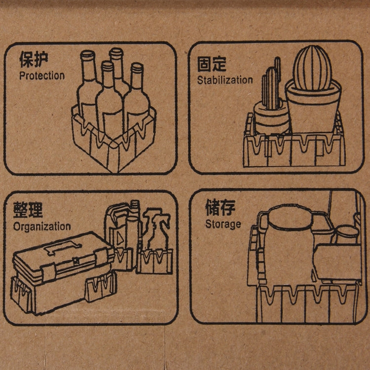 DM-018 4 PCS Assembly Multi-functional Vehicle Protection Stabilization Organization Storage High Quality Holder Kit by buy2fix