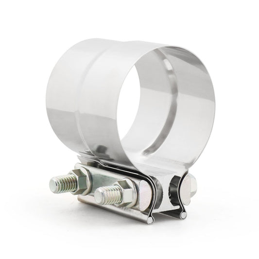 4 inch Car Turbo Exhaust Downpipe Stainless Steel Lap Joint Band Clamp by buy2fix