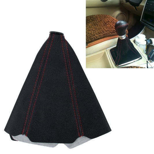 Car Auto Universal Leather Waterproof Dustproof Hand Brake Shift Knob Cover by buy2fix