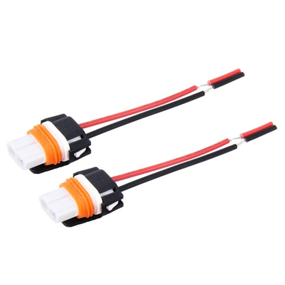 2 PCS 9005 Car Auto LED Bulb Ceramic Insulation Socket Holder (No Including Light) - Wires by buy2fix | Online Shopping UK | buy2fix
