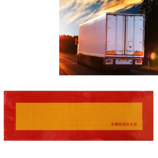 Autocollant de panneau d'avertissement arrière en aluminium, 55cm × 19cm, pour camion et fourgonnette