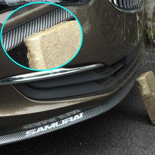 Universal 1.5m Car Front Bumper Lip Splitter Spoiler Skirt Adhesive Protector by buy2fix