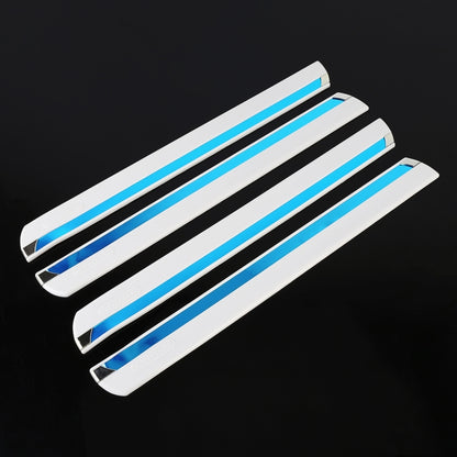 4 PCS Universal Car Auto Plastic Wrap Rubber Front Rear Body Bumper Guard Protector Strip Sticker - Anti Collision Sticker by buy2fix | Online Shopping UK | buy2fix