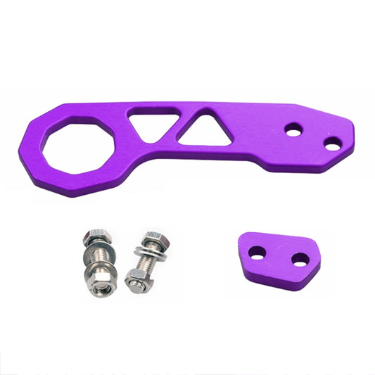 Aluminum Alloy Rear Tow Towing Hook Trailer Ring for Universal Car Auto with 2 x Screw Holes(Purple) by buy2fix
