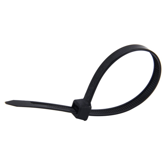 100pcs /Pack 8mm*200mm Nylon Cable Ties(Black) by buy2fix