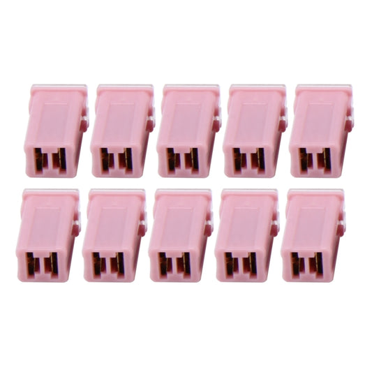 10 PCS Vehicle Car Plastic Shell Straight Female Terminal Push in Blade Cartridge PAL Fuse 30Amp 32V by buy2fix