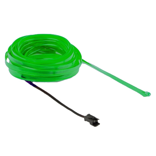 4m Cold Light Flexible LED Strip Light For Car Decoration(Green Light) by buy2fix