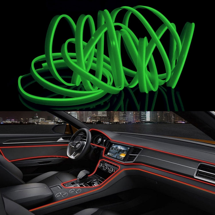 3m Cold Light Flexible LED Strip Light For Car Decoration(Green Light) - Atmosphere lights by buy2fix | Online Shopping UK | buy2fix