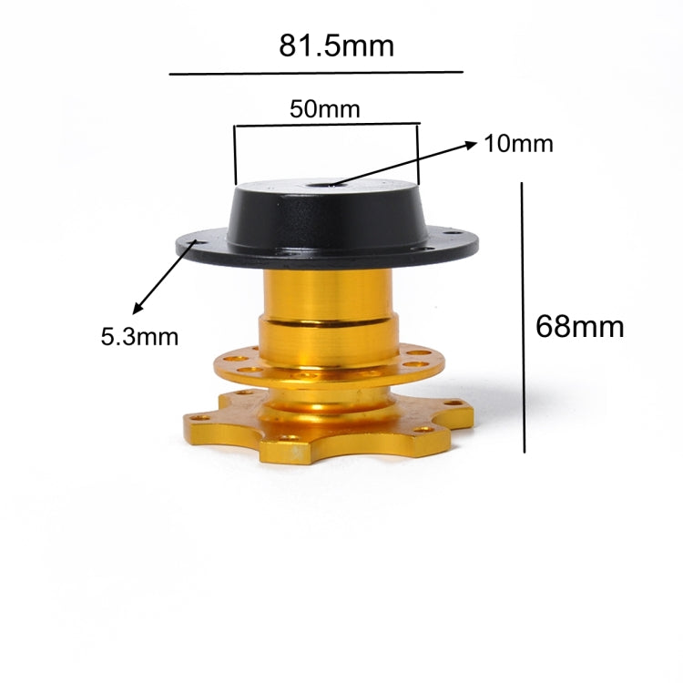 Universal Aluminum Car Steering Wheel Quick Release HUB Racing Adapter Snap Off Boss Kit by buy2fix
