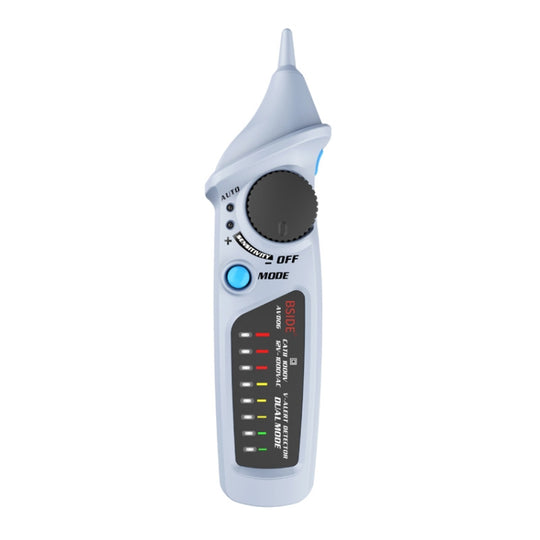 BSIDE AVD06 Non-contact AC Voltage Detectors 12~1000V Induction Electroprobe Pen Type ACV Electric Testers Household Tool with LED Light(White)