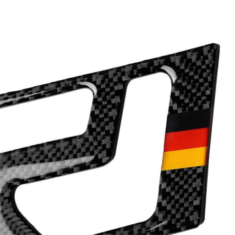 2 PCS German Flag Car Carbon Fiber Seat Adjustment Panel Decorative Sticker for Mercedes-Benz W204 2007-2013 - Car Interior Mouldings by buy2fix | Online Shopping UK | buy2fix