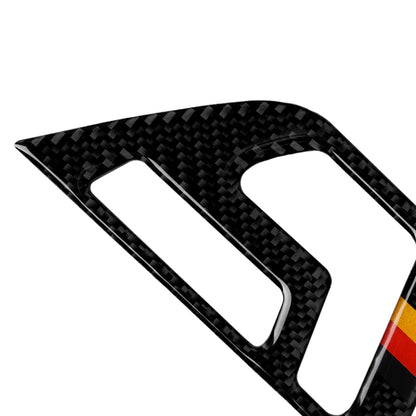 2 PCS German Flag Car Carbon Fiber Seat Adjustment Panel Decorative Sticker for Mercedes-Benz W204 2007-2013 - Car Interior Mouldings by buy2fix | Online Shopping UK | buy2fix